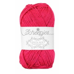 Scheepjes Linen Soft 626 - pink red