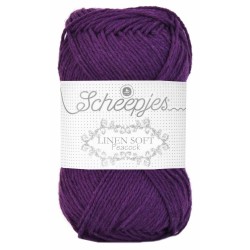 Scheepjes Linen Soft 602 - dark purple